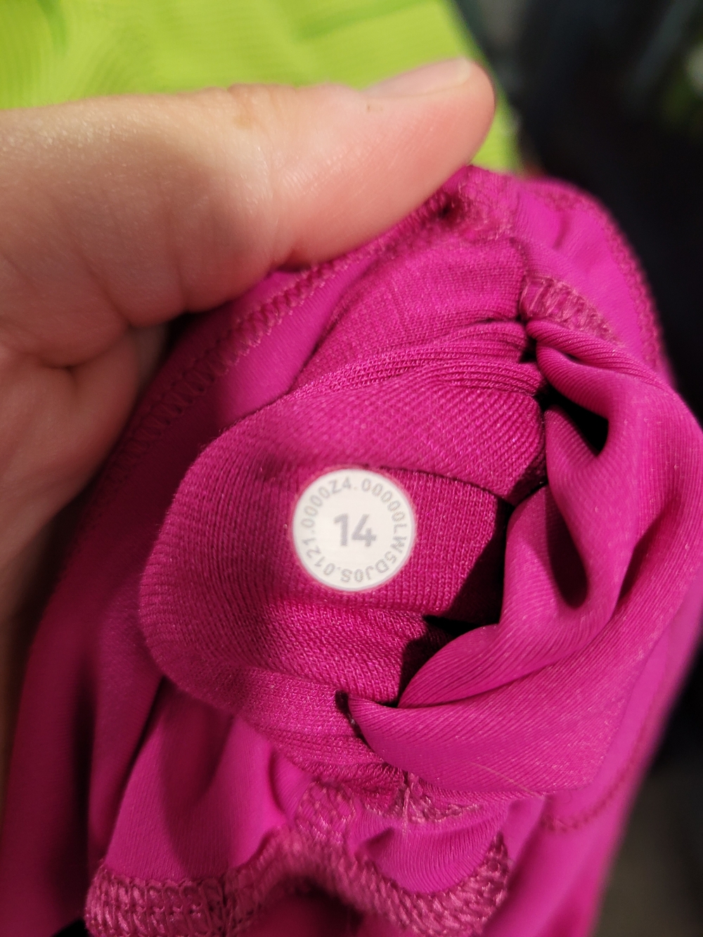 Lululemon Wonder Train High-Rise Women's Raspberry Leggings Size 14 - Picture 7 of 8